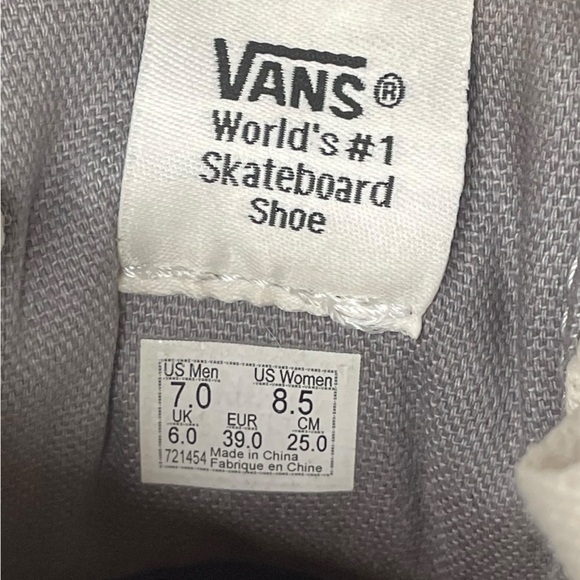 Vans Yellow Skate Shoes Sneakers – Women’s 8.5 / Men’s 7 – Low Top - Picture 2 of 11